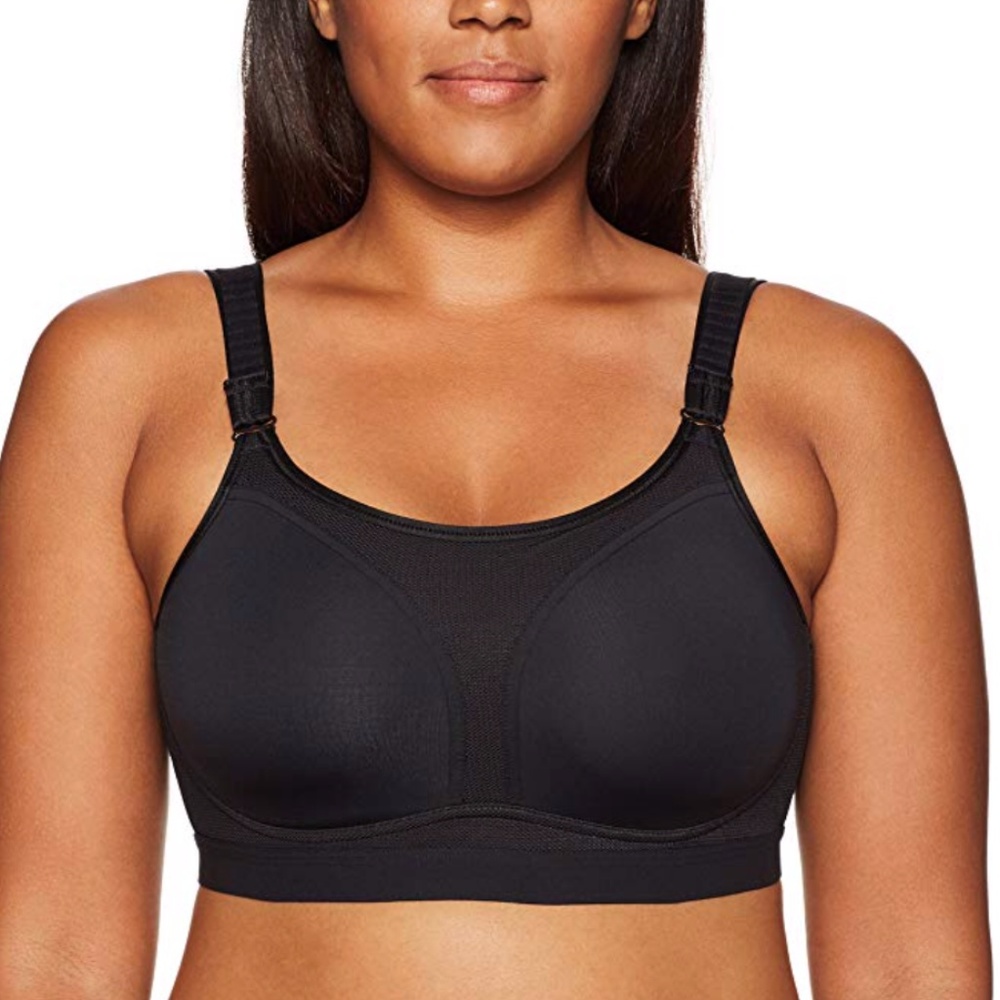 Arabella No Wire Sport Bra Size 38DD Black